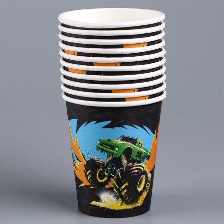 A single -time paper glass "Call", 250 ml-2
