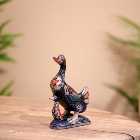 Сувенир "Уточки" батик, дерево 16 см-1