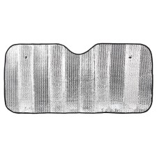 Sunscreen Nova Bright, metallized, under the windshield, 130x60 cm