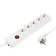 Luazon Lighting network filter, 5 outlets, 3 m, 3500 W, 3x1 mm2, 16 A, 220 V, with a fuse, white