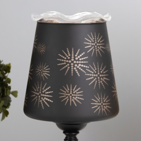 Aroma lamp with backlight "Circles" E27 40W +RGB black 12.5x12.5x23 cm Risalux-5