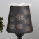 Aroma lamp with backlight "Circles" E27 40W +RGB black 12.5x12.5x23 cm Risalux