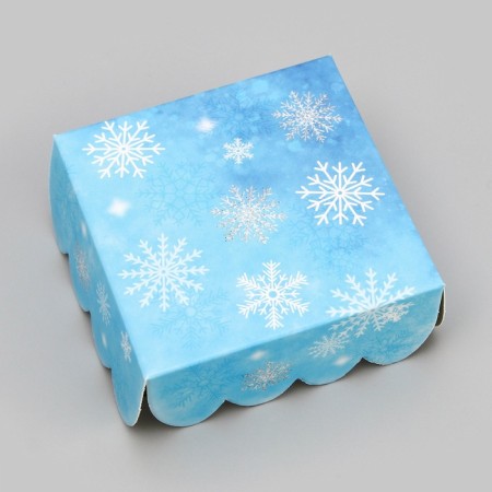 Bearbox, confectionery packaging, "Happy New Year!", 7 x 7 x 3 cm, New Year
