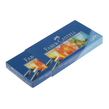 Oil pastel 12 colors Faber-Castell Studio Quality Round-1