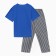 Female home set (T -shirt/pants), indigo color, size 58