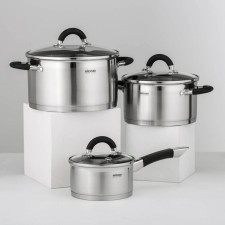 Nadoba oolina pan set, 3 pcs: 1.5 l, 3.2 l, 6 l
