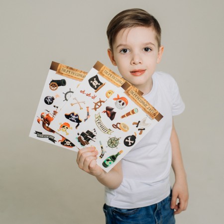 Carnival set "Treasures of Pirates" with a game gun-5