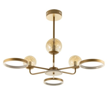 Mirbis chandelier 6XLED 4000K 30W 3xg9 gold 75x75x59cm Bayerlux