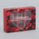 Folding box for 6 sweets "beloved", 13.7 x 9.8 x 3.8 cm. Confectionery packaging