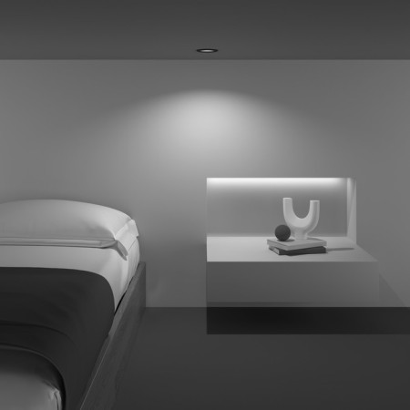 The built-in lamp Technical DL030-2-01B, 1x50W, 9.8x9.8x4.5 cm, GU10, black color black-4