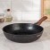 Granit Ultra Blue, D = 26 cm pan, removable handle, anti -stick coating, black color