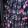 Smart garland "Horse tail" 10 threads 1 m dew, ip20, silver thread, 100 LED, remote control, application, glow RGB, USB