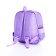 Baby backpack on lightning, 3 outer pockets, lilac color
