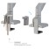 REAL BROCELD for LED/LCD ARM Media LCD-T35 monitors