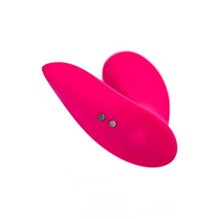 Vibrator Flexer Lovence, 10.1 cm, silicone, pink color-3