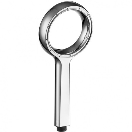 Shower watering can Lemark LM0820C, manual, round, 114 x 255 mm, 1 function, chrome