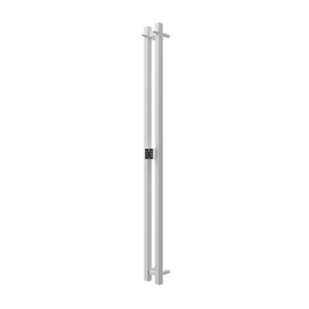 Terminus duo electric heated towel rail "Prof", 1400x110 mm, white matte