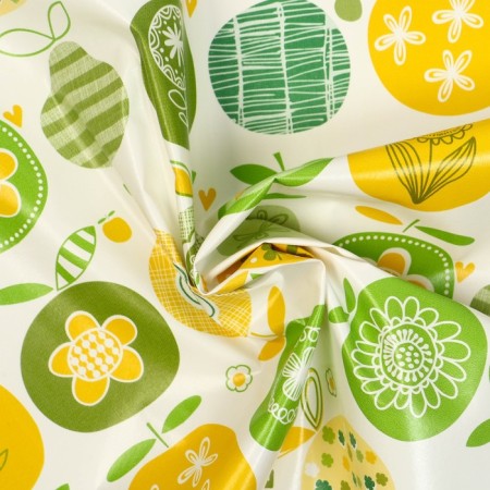 Baby oilcloth "apples", rn. 50x70 cm., WITHOUT-3