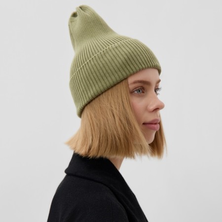 Women's hat Minaku, rr 52-56, khaki color-2