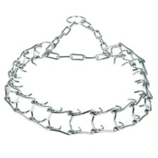The collar is strict wire zoonik, a welded chain 3 mm, width 3 cm, Osh 50-66 cm