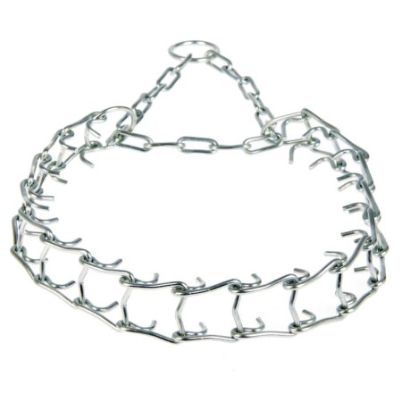 The collar is strict wire zoonik, a welded chain 3 mm, width 3 cm, Osh 50-66 cm