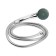 Accoona A87177 bathtub, two -wound, with shower, silumin, chrome
