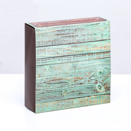 Box for 9 sweets with a shell, "strategic stock" 13.8 x 13.8 x 3.8-1