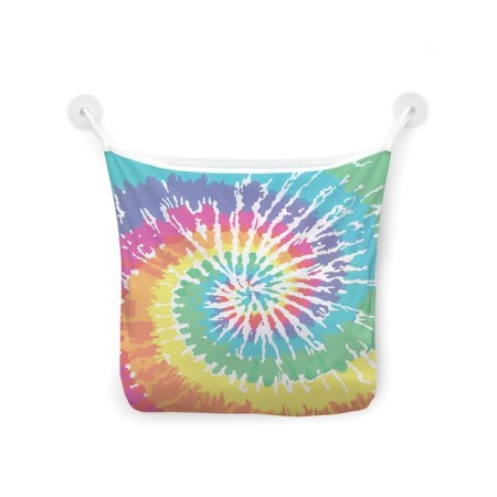 Organizer in a bath on suction cups "Colorful whirlwind", for storing toys and trifles, size 33x39 cm-2