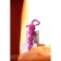 Anal chain Todo by toyfa sweety, silicone, pink color, 18.5 cm, d 3.1 cm
