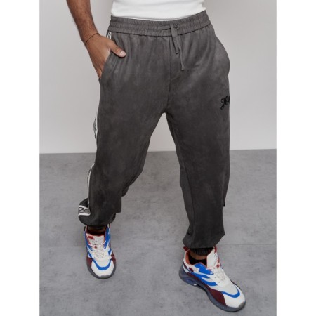 Joggers are sports male, size 50, gray color-14