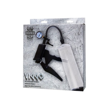 Mechanical pump for the penis Sexus Men Training Viggo, ABS plastic, black, 62 cm-5