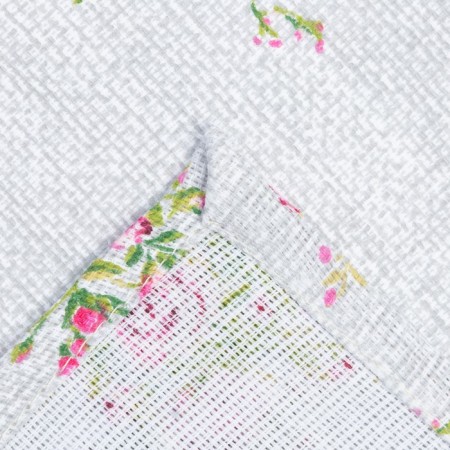 ROSELL ROSES ON LINEN 146x180 cm, 100% cotton, mittle 164 g/m2-6