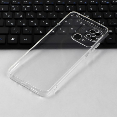 Krutoff cover for Xiaomi Redmi 10c, silicone, transparent-2