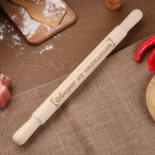 Bolshoi rolling pin with an engraving 