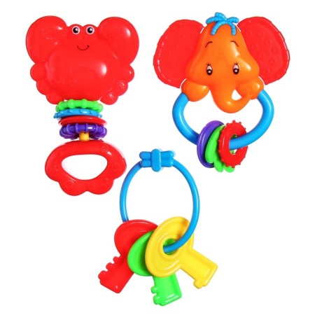 Set of rattles "Africa", 3 pcs, crush me-1