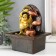 The desktop fountain "Happy Hothee with Mattle of Gold" 13x13x20 cm