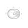 Granfest ECO-58, 620 x 480 mm kitchen washing.