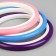 Schools for embroidery with a suspension, plastic, d = 11 cm, color mix