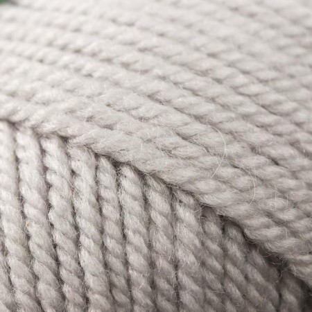 Yarn "Narodnaya" 30% wool, 70% acrylic volumetric 220m/100g (08-sv. Sery)-3