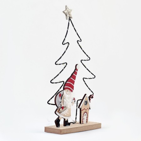 Decor with backlight "Christmas tree" 20 × 6 × 20.5 cm-5