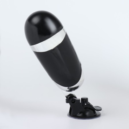 Masturbator with mounting on the wall at different angles, with vibration, black-2