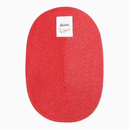 Serving shade "Oval", central red, 45*30 cm-2