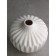VAZA table "Shar", h = 16 cm, white color, ceramics, 1 variety, Iran