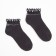 Women's socks, dark gray color, size 23-25