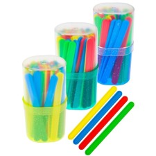Counting sticks of 50 pieces in the “Beads” penal Party Calligrata, with sparkles, mix