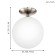 Rondo lamp, 1x60W E27, Nickel color