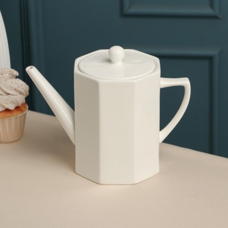 Hot kettle Porcelain Barista, 750 ml, white