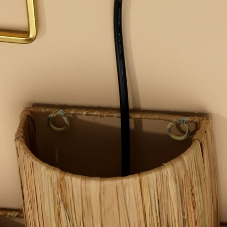 Wall lamp from the rattan "Waterfall" 1x120W, E27, 26x17x50 cm-3