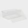 A box for storage with a lid, 10 l, 37 × 24 × 14 cm, the color is transparent