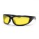 Charger glasses black with yellow lenses Antifog Ansi Z87+